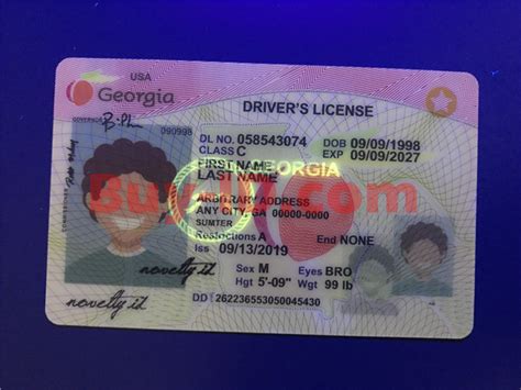 Georgia Id Georgia State Id Card Fake Id Maker Buy