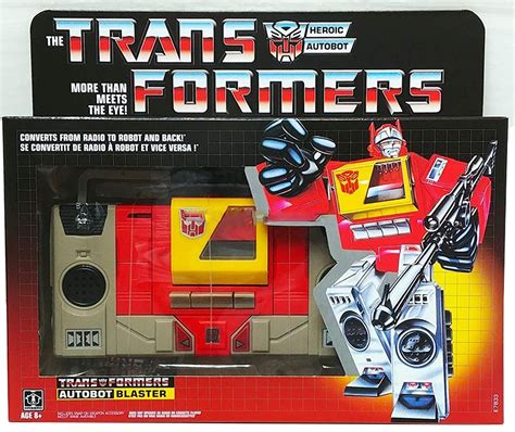Transformers Toys Vintage G1 Autobot Blaster Collectible Action Figure