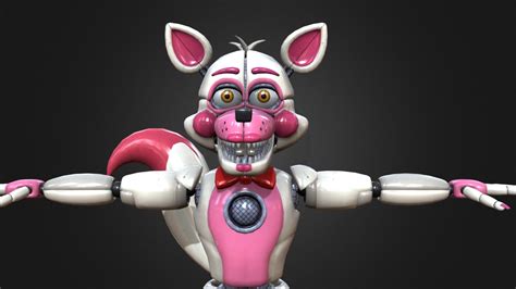 funtime foxy ar fnaf download free 3d model by fgvcvvjn [7a4d63c] sketchfab