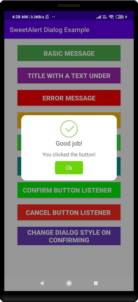 Alert Dialog Using Sweetalert Dialog In Android App Studytonight