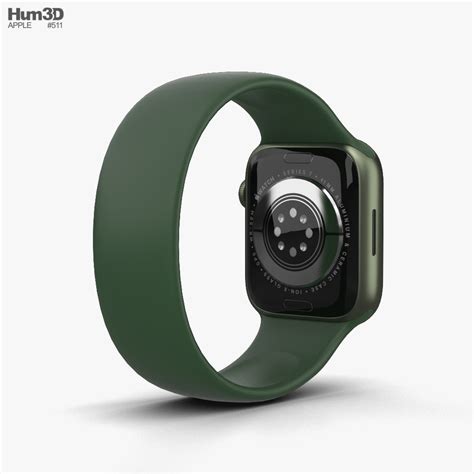 Apple Watch Series 7 41mm Green Aluminum Case With Solo Loop 3dモデル 電子