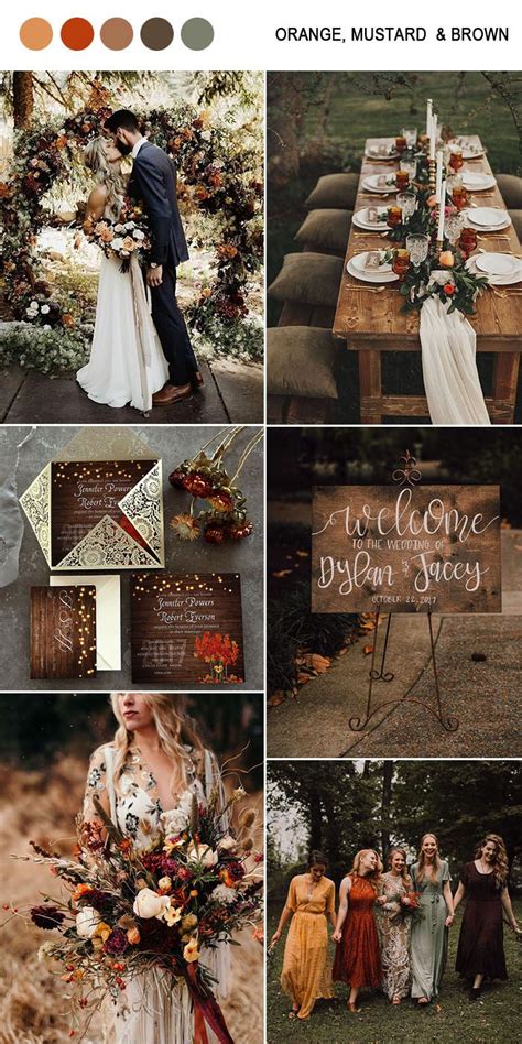 10 Amazing Fall Wedding Colors To Inspire In 2019 Part One Boda En