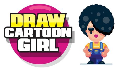 How To Draw A Simple Cartoon Girl Adobe Illustrator Easy Step By Step