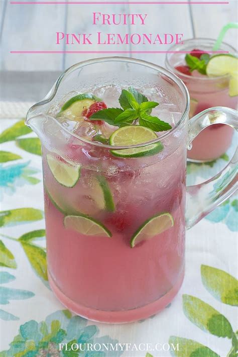 Easy Fruity Pink Lemonade Recipe Summer Drinks The O