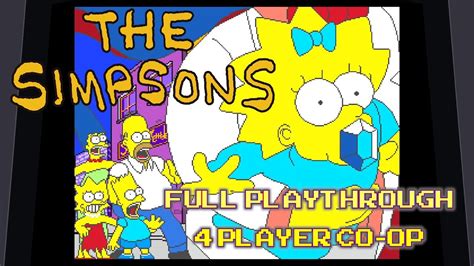 Simpsons Arcade Game On Ps3 Full Playthrough 4 Player Co Op Youtube