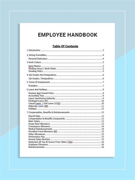 Employment & labour laws and regulations 2021. EMPLOYEE HANDBOOK in 2020 | Employee handbook, Evaluation ...