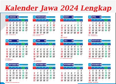 Kalender Jawa Januari Sampai Desember Lengkap Weton Untuk Menghitung Hari Baik Jawatimuran