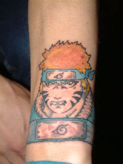 Forearm Naruto Tattoos For Men