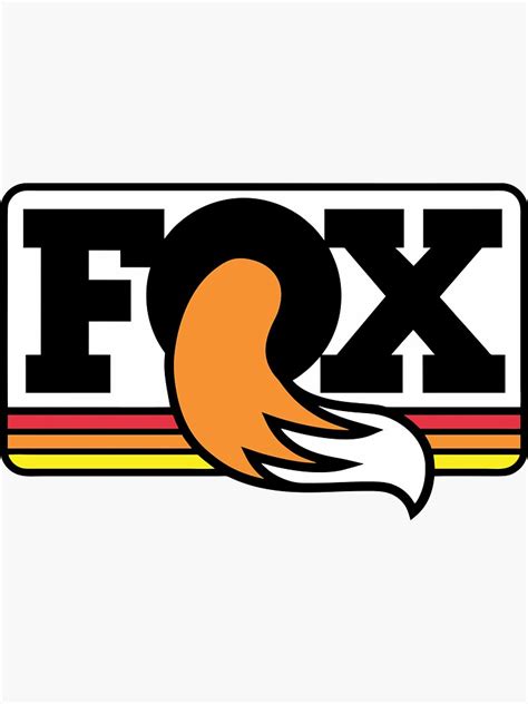 Logo Fox Racing Shocks Sticker For Sale By Kathriburger Redbubble