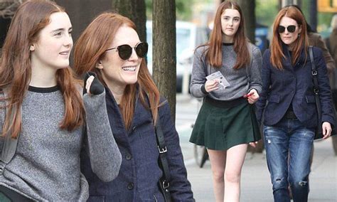 Julianne Moore Steps Out With Her Lookalike Daughter Liv In New York