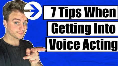 7 Tips For Getting Into Voice Acting Youtube
