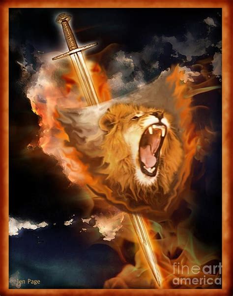 Warriors Heart By Jennifer Page Prophetic Art Lion Of Judah