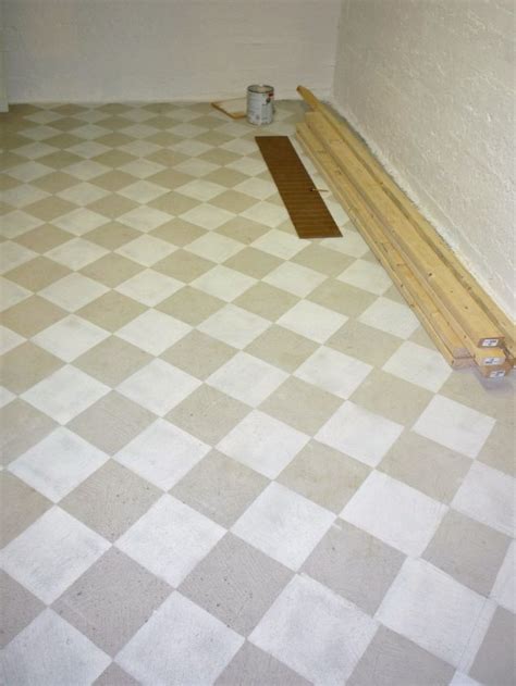 Schluter ditra is installed on the concrete floor with an unmodified thinset, using an. Tile Over Painted Concrete Basement Floor | Floor Tiles