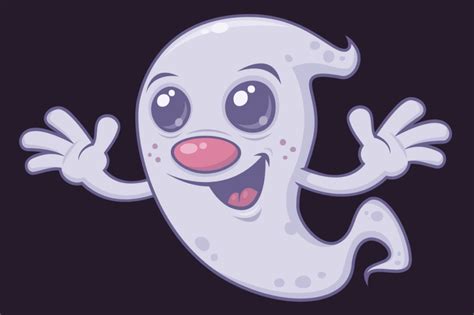 Cute Retro Ghost John Schwegel