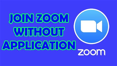 How To Join Zoom Meeting Without App Youtube