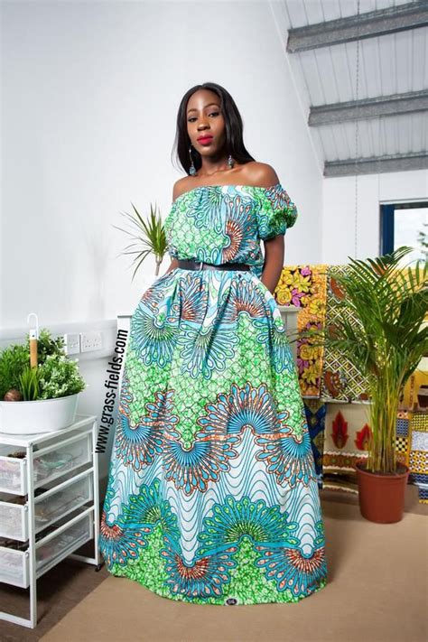 African Print Essos Dress African Maxi Dresses Dresses African