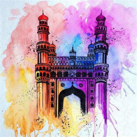 Charminar Hyderabad By Another Scarlet On