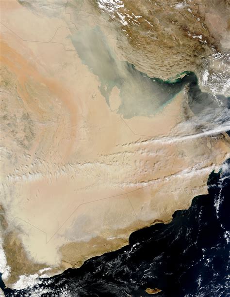 Dust Storm In The Middle East