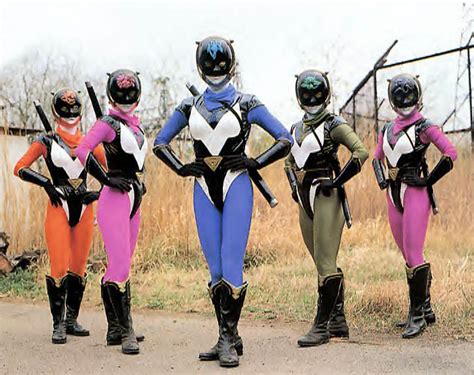 Flowery Kunoichi Team Rangerwiki The Super Sentai And Power Rangers
