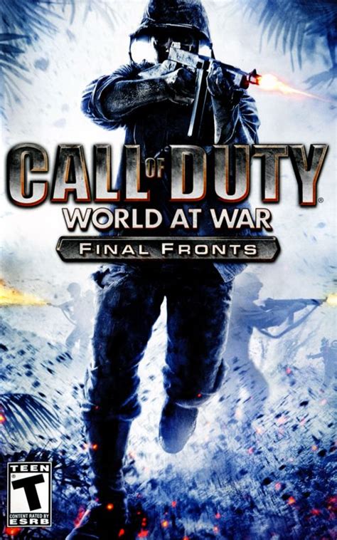Call Of Duty World At War Final Fronts 2008 Playstation 2 Box