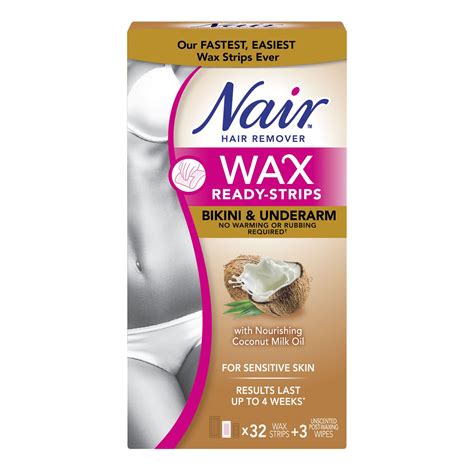 Nair Wax Ready Strips Bikini Underarm Hair Remover Each My Xxx Hot Girl