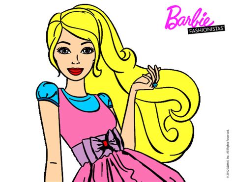 Dibujo De Barbie Estrena Vestido Pintado Por Elenabahan En Dibujos Net My Xxx Hot Girl
