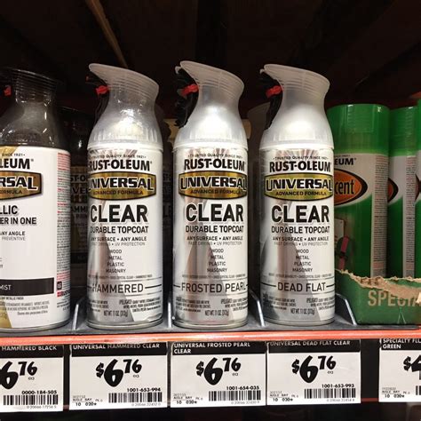 Clear coats have traditionally required stripping before you convert over to paint, paint generally doesn't stick to clear varnish. Rust-Oleum Metallic Spray Paints - KA Styles