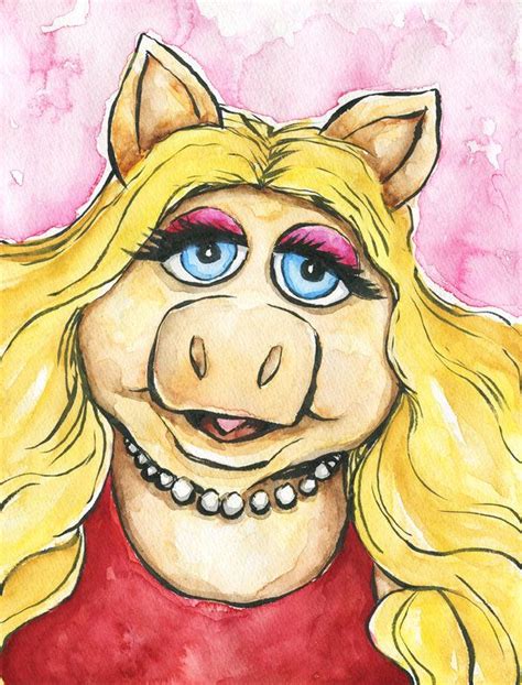 Miss Piggy By Mjfletcher On Deviantart Disney Pop Art Miss Piggy