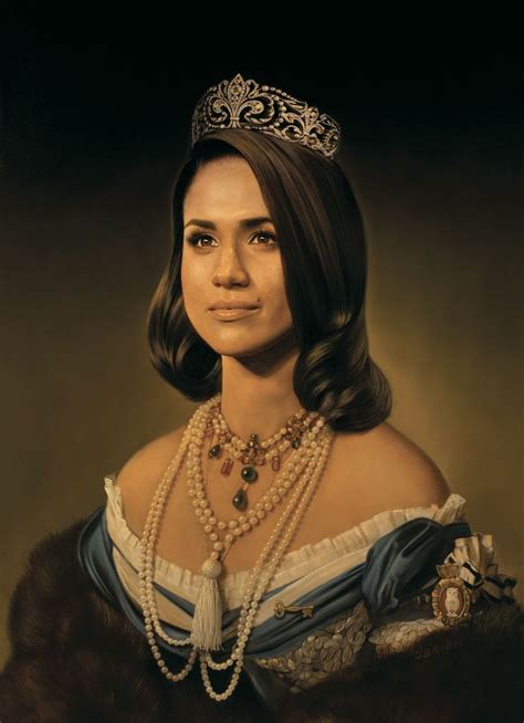 Who Painted The Royal Portrait Of Meghan Markle Featured By Beyoncé
