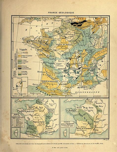 Cartography France Geologic Map Of France Free More Here