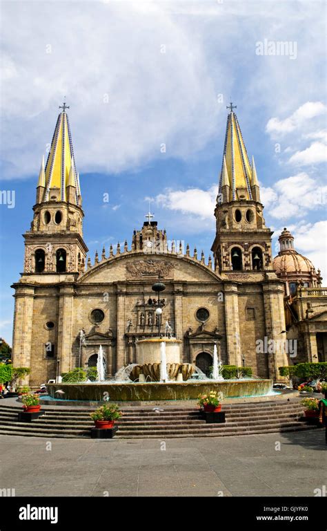 Cathedral Downtown Mexico Stock Photo Alamy
