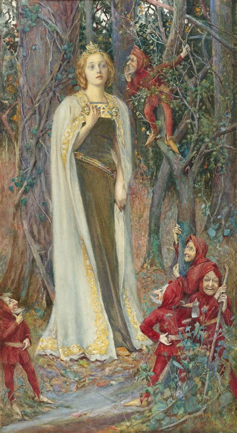 Henry Meynell Rheam 1859 1920 Once Upon A Time 78 By 43 Cm Art And