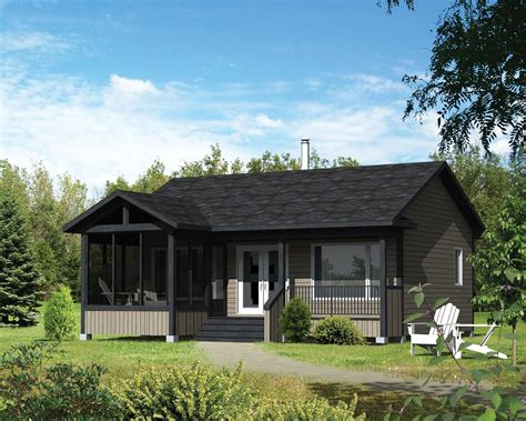 Country Style House Plan 2 Beds 1 Baths 600 Sqft Plan 25 4357