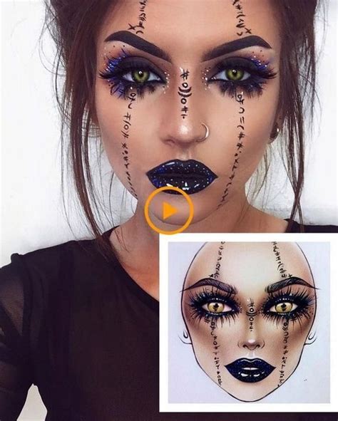 75 creative halloween makeup ideas to try this year cool halloween makeup halloween makeup
