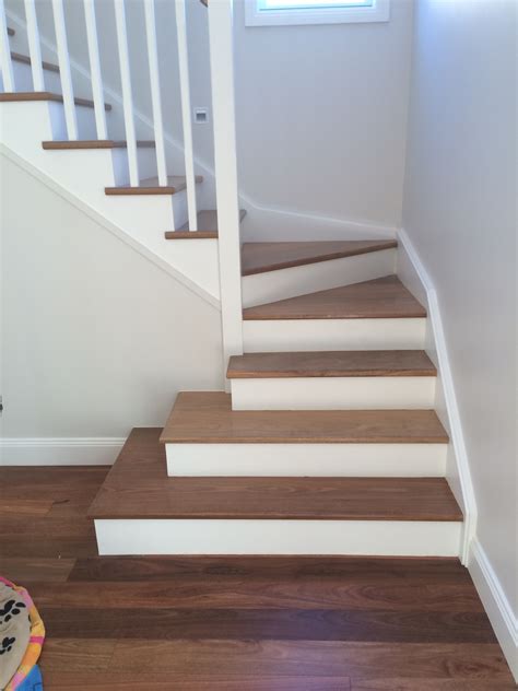 Bullnose Stair Tread Installation Timber Stair Services