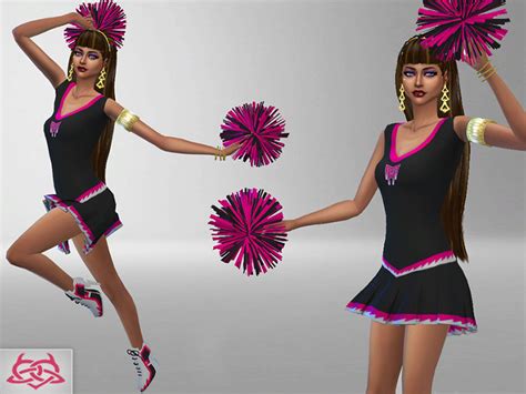 Sims 4 Maxis Match Cheerleader Cc All Free Fandomspot