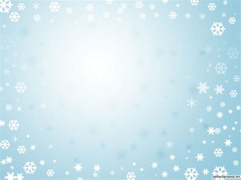 Blue Background With Frame Of Snowflakes Backgrounds For Intended For