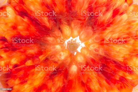 Blutige Rote Sizilianische Orange Zellstoff Textur Hintergrund