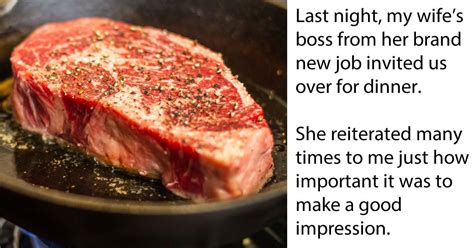 Woman Takes Along Her Husband For An Important Dinner At Her New Boss House Doesnt Expect It