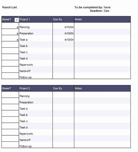 Mcfp excel 508 compliance checklist. Construction Checklist Template Excel Lovely 7 Free Sample ...