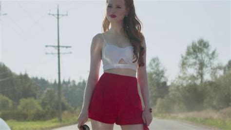 The Red Shorts Of Cheryl Blossom Madeleine Petsch In Riverdale S E Spotern