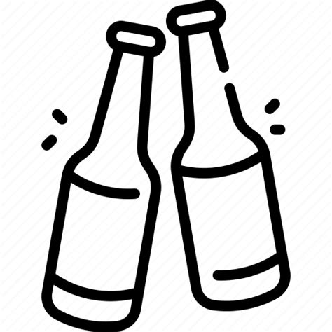 Alcohol Beer Bottle Celebration Cheer Drink Icon