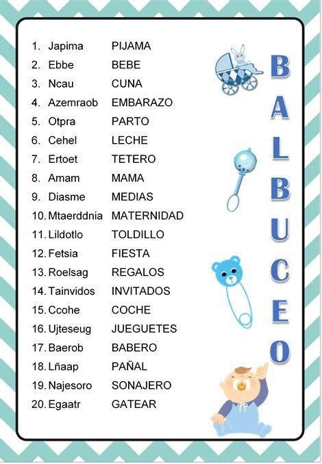 Creo que aquí en costa rica nunca se había realizado un babyshower. Balbuceo | Juegos para baby shower, Juegos de fiesta shower, Baby showers divertidos