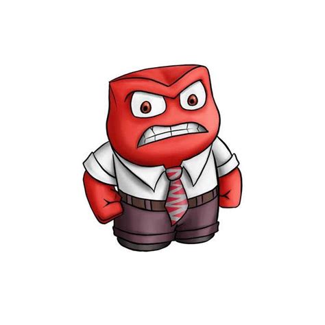 5 Steps To Draw A Cartoon Character: Anger (Inside Out) Using Adobe