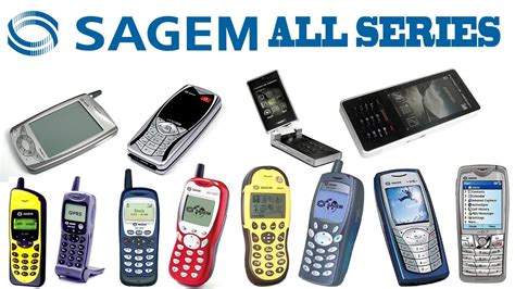 All Sagem Phones Evolution Youtube