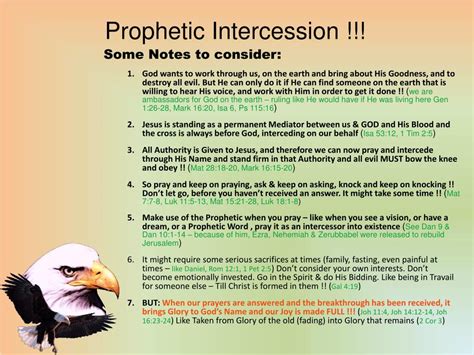 Ppt Prophetic Intercession And A Prophetic Lifestyle Powerpoint