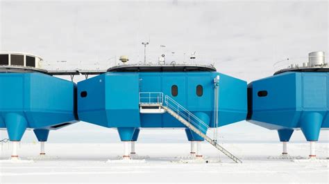 Britains Antarctic Research Station Looks Like A Spaceship Ice