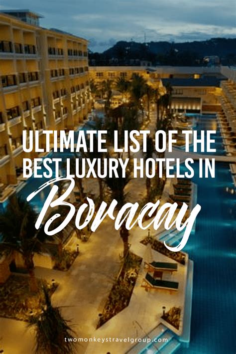 list of the best luxury hotels in boracay philippines