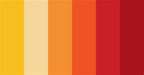 Burning Sunset Color Scheme Orange