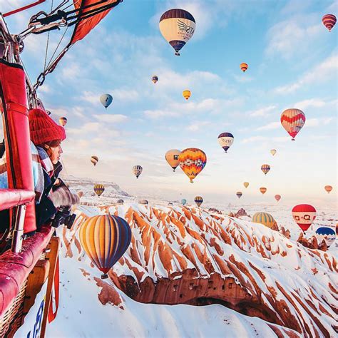 unreal hot air balloons captured in cappadocia [turkey]